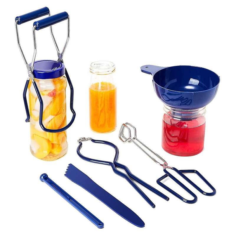 Canning Kit Canning Tools Canning Supplies 6 Pcs,canning Jar Lifter, Lid Lifter,canning Tongs for Ca