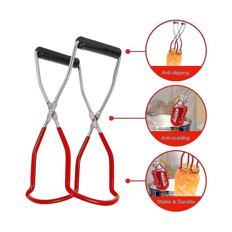 Canning Kit - 7-piece Canning Supplies Set, Canning Tongs Non- Canning Set
