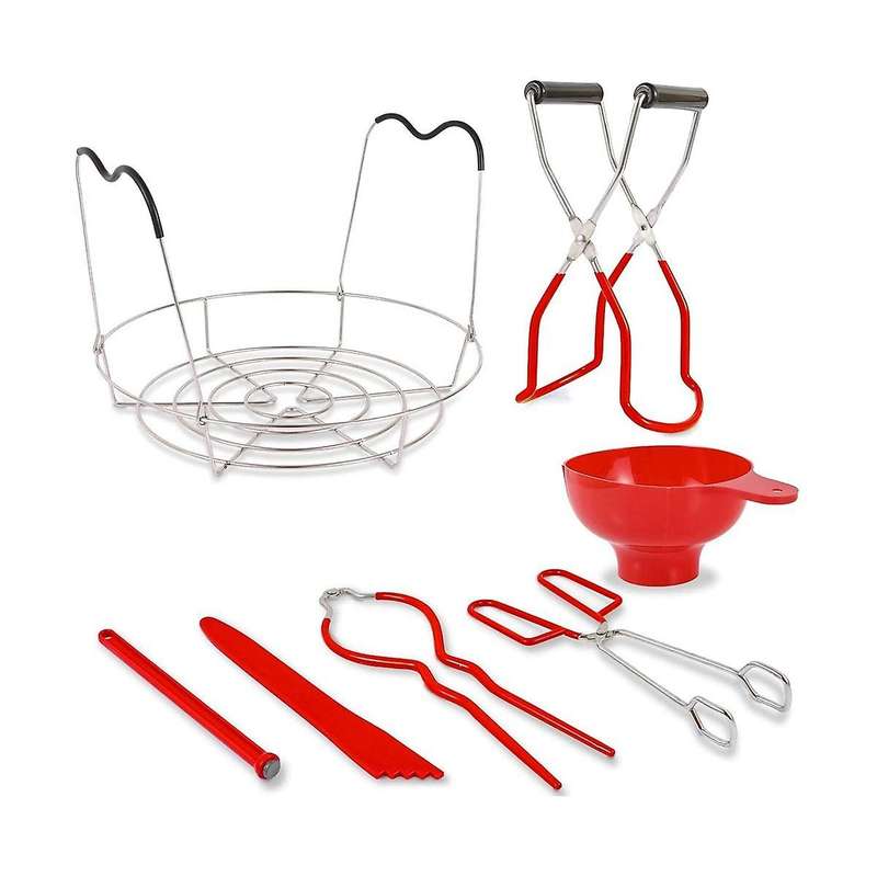 Canning Kit - 7-piece Canning Supplies Set, Canning Tongs Non- Canning Set