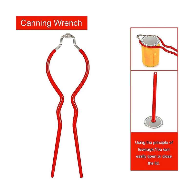Canning Kit - 7-piece Canning Supplies Set, Canning Tongs Non- Canning Set