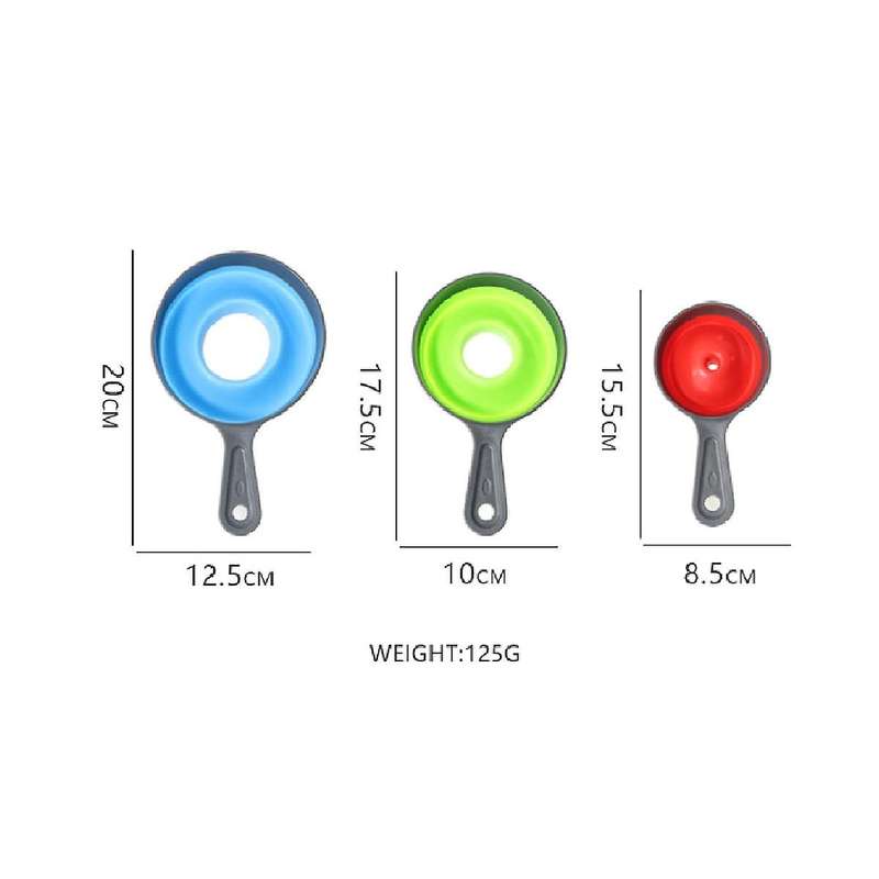 Canning Funnels, Food Grade Tre Collapsible Funnel, Wide Mouth Funnel for Jam, Small Funnel for Fil