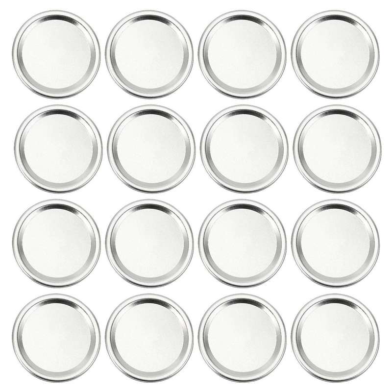 Canning ,120 Pcs ,regular Mouth Canning ,metal Lid Split-type with Airtight Seal and Leak Proof