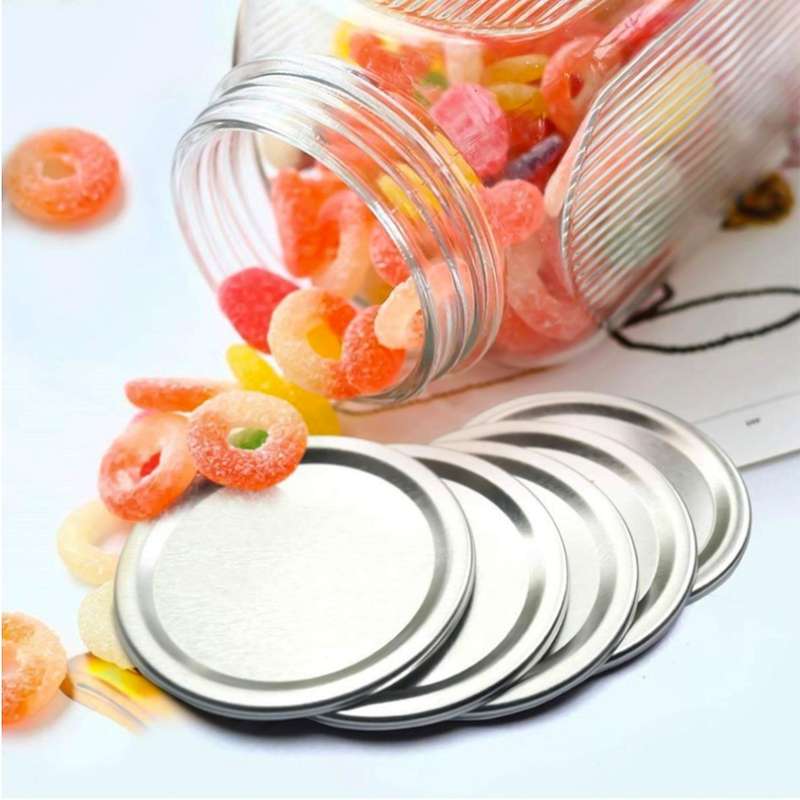 Canning ,120 Pcs ,regular Mouth Canning ,metal Lid Split-type with Airtight Seal and Leak Proof