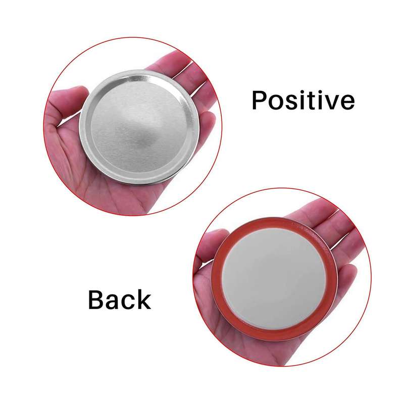 Canning ,120 Pcs ,regular Mouth Canning ,metal Lid Split-type with Airtight Seal and Leak Proof