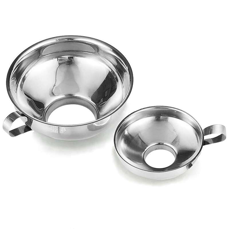 Canning Funnel, 2 Pack Stainless Steel Canning Supplies Kitchen Funnel Mason Jar Funnel Canning Fun