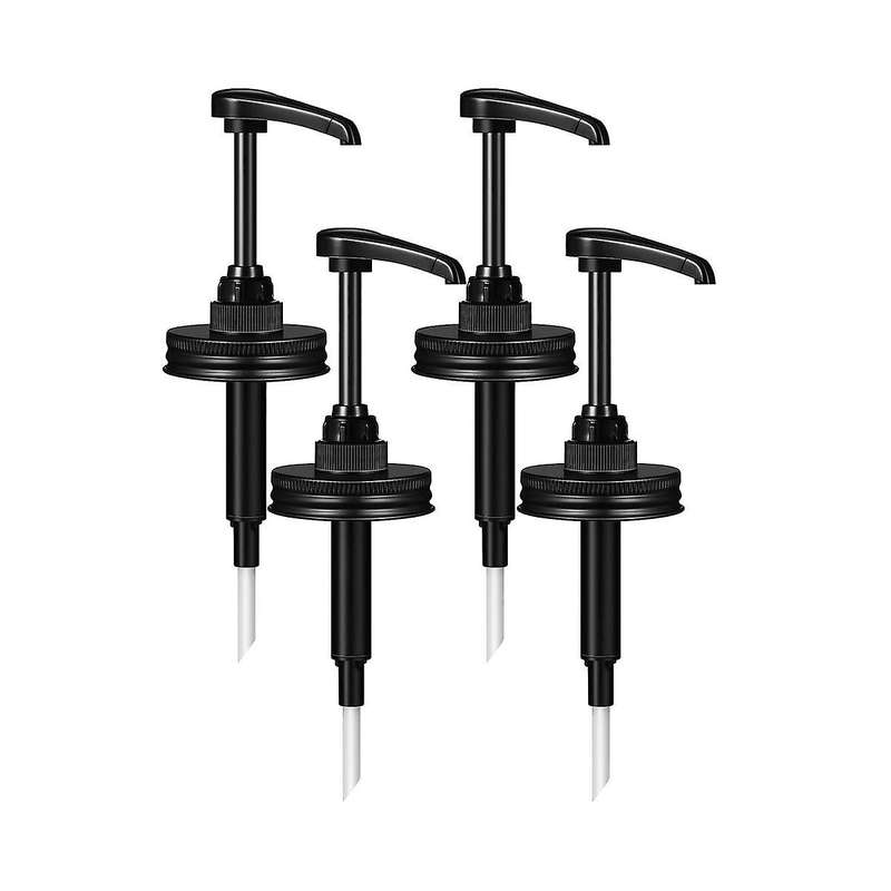 Canning Jar Syrup Dispenser Coffee Syrup Dispenser Pump Lids,for 16 Oz Regular Mouth Canning Jars