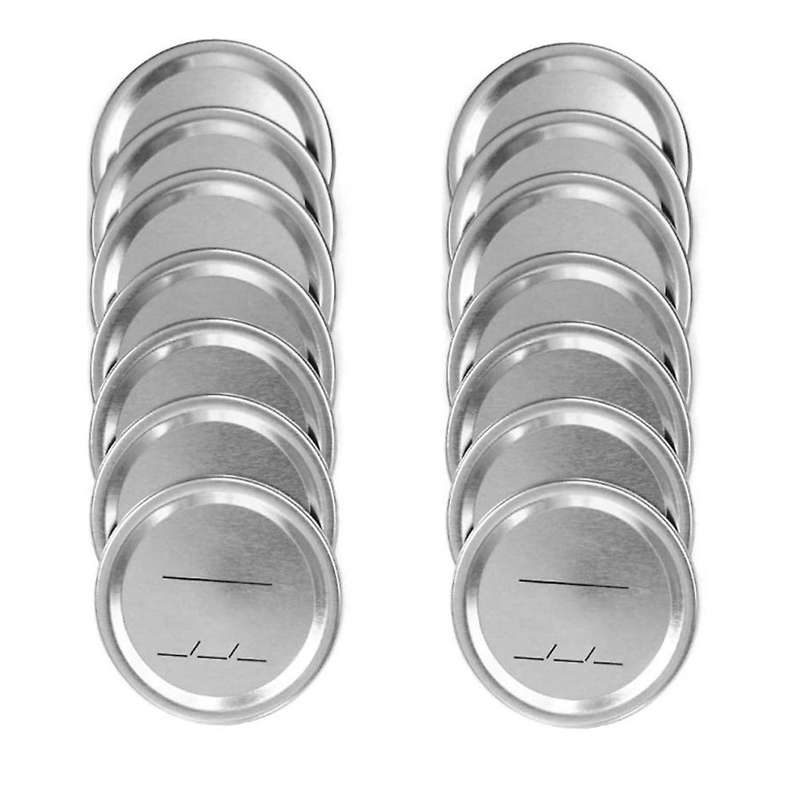 Canning Lids Regular Mouth for Ball/kerr Jars, Split-type Metal Mason Jar Lids with Silicone Seals