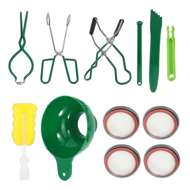Canning Supplies Kit,canning Tools Set Jar ,lid ,canning Tongs,bubble Popper and Canning Lids Remov