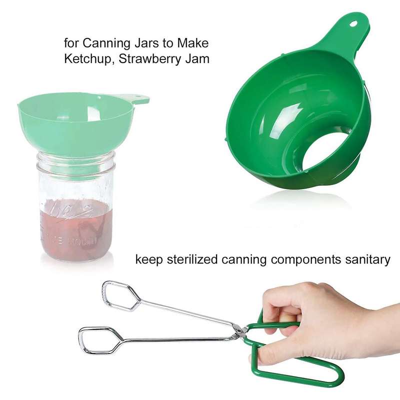 Canning Supplies Kit,canning Tools Set Jar ,lid ,canning Tongs,bubble Popper and Canning Lids Remov