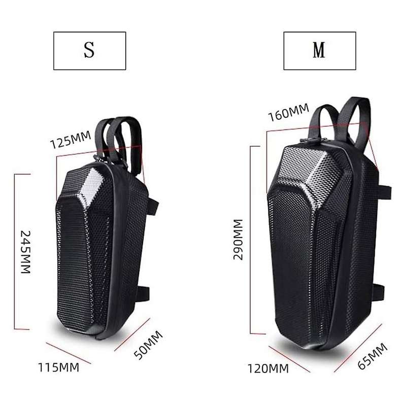 Capacity Front Hanging Scooter Storage Bag,scooter Bag,universal Eva Waterproof Scooter Handlebar