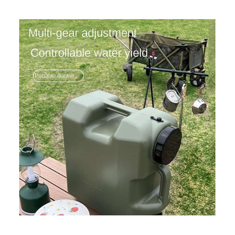 -capacity Water Container with Spigot 10l Water Storage Carrier Portable Bucket for Camping Hiking