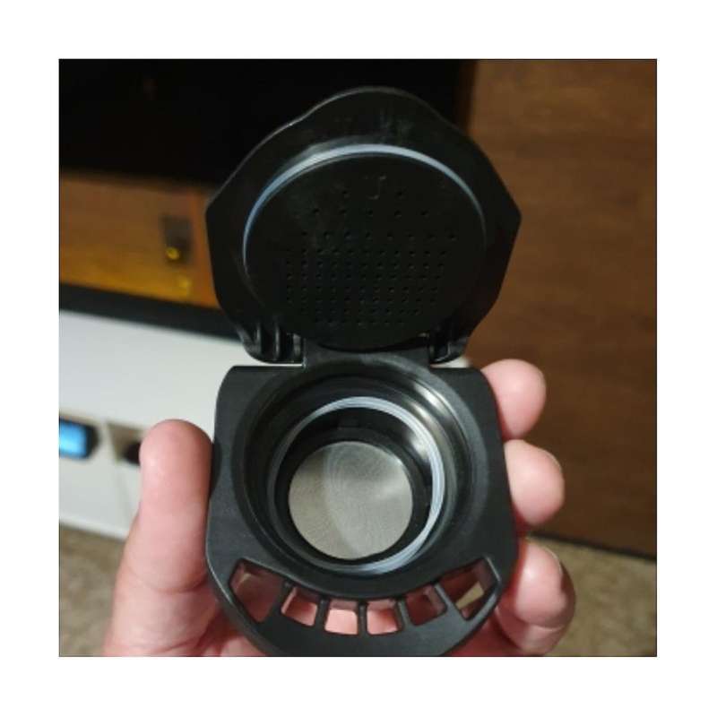 Capsule Adapter Convert to Powder Holder for Coffee Machine Reusable Coffeeware Pod+powder Press Ha