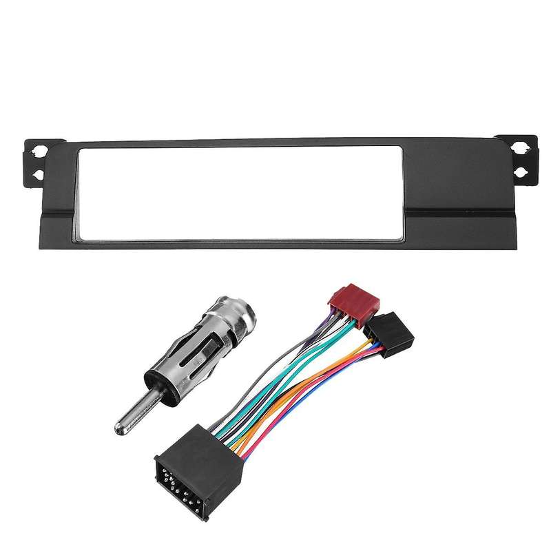 Car 1 Din Radio Fascia Adaptor Panel for 3 Series E46 1998-2005 Cd Dvd Stereo Frame Installation Kit