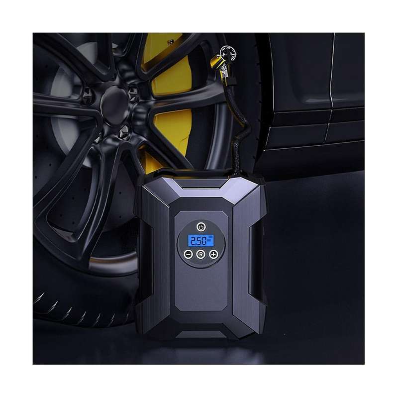 Car 12v 100 Psi Inflator Pump Car Air Pump with Led Lamp Suitable for Car Motorbikes Bicycles Air C