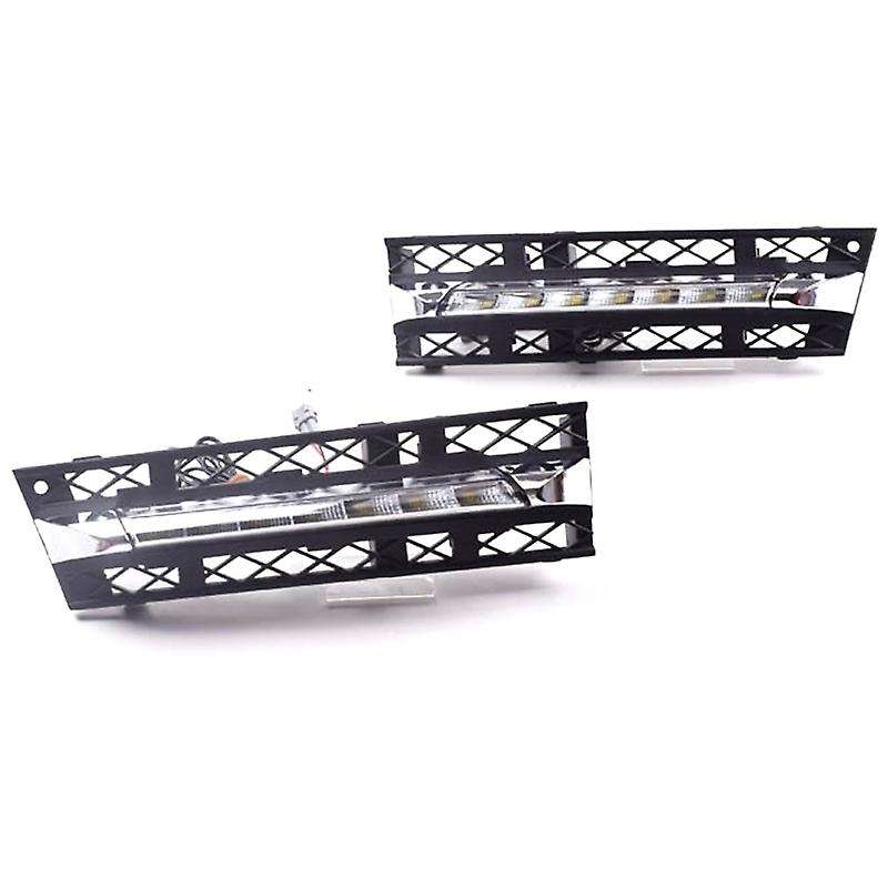 Car 12V Daytime Running Lights DRL LED Fog Lamp for 7 Series F01 F02 730I/740I/750I/760I 2009-2012