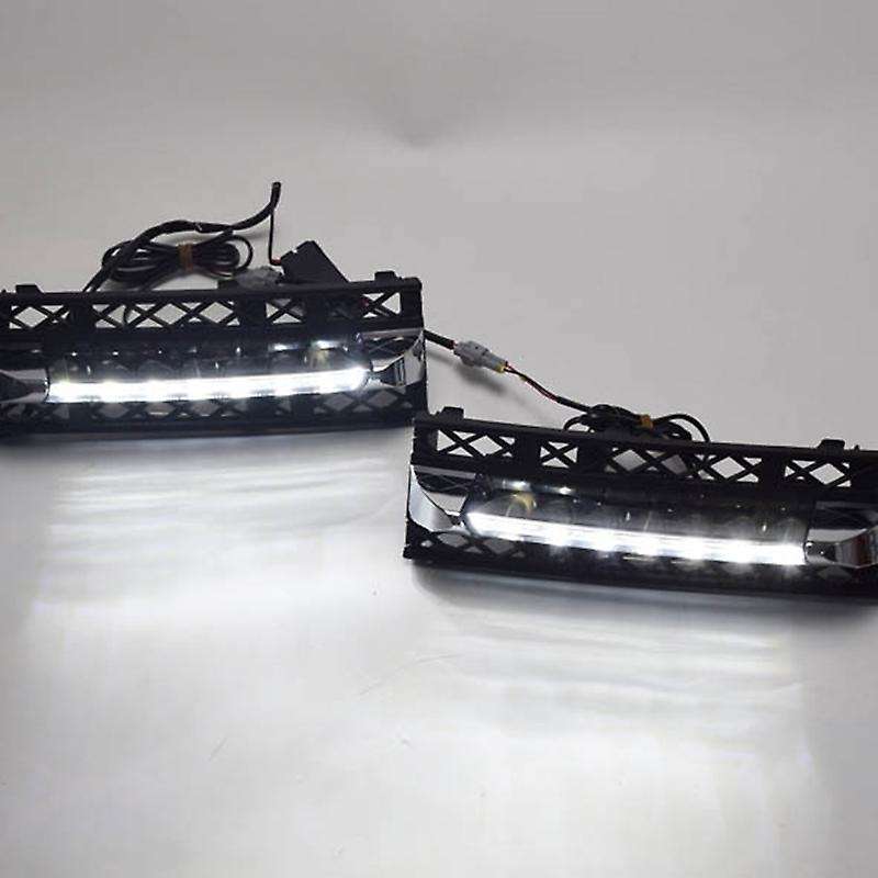 Car 12V Daytime Running Lights DRL LED Fog Lamp for 7 Series F01 F02 730I/740I/750I/760I 2009-2012
