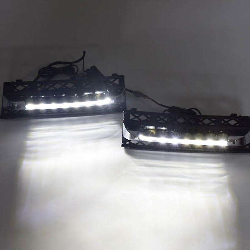 Car 12V Daytime Running Lights DRL LED Fog Lamp for 7 Series F01 F02 730I/740I/750I/760I 2009-2012