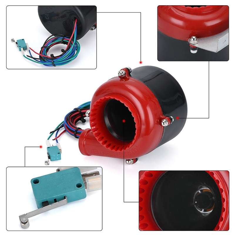 Car 12V Electronic Turbine Pressure Relief Valve Simulator Simulates Discharge Valve Electronic Turb