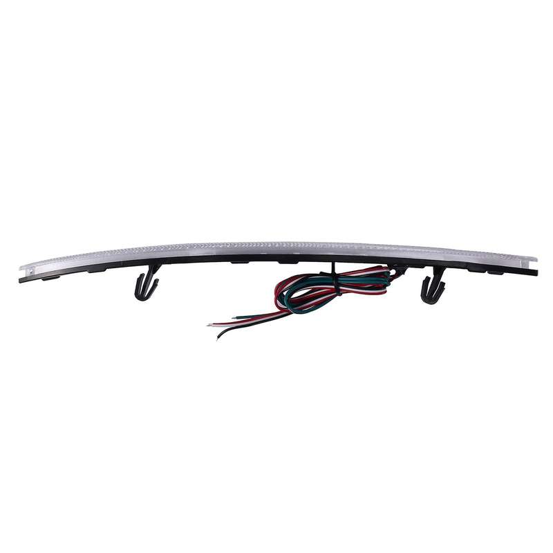 Car 12V LED White Light Rear Bumper Brake Lights Waterproof Driving Stop Tail Lamps for Model S 2012