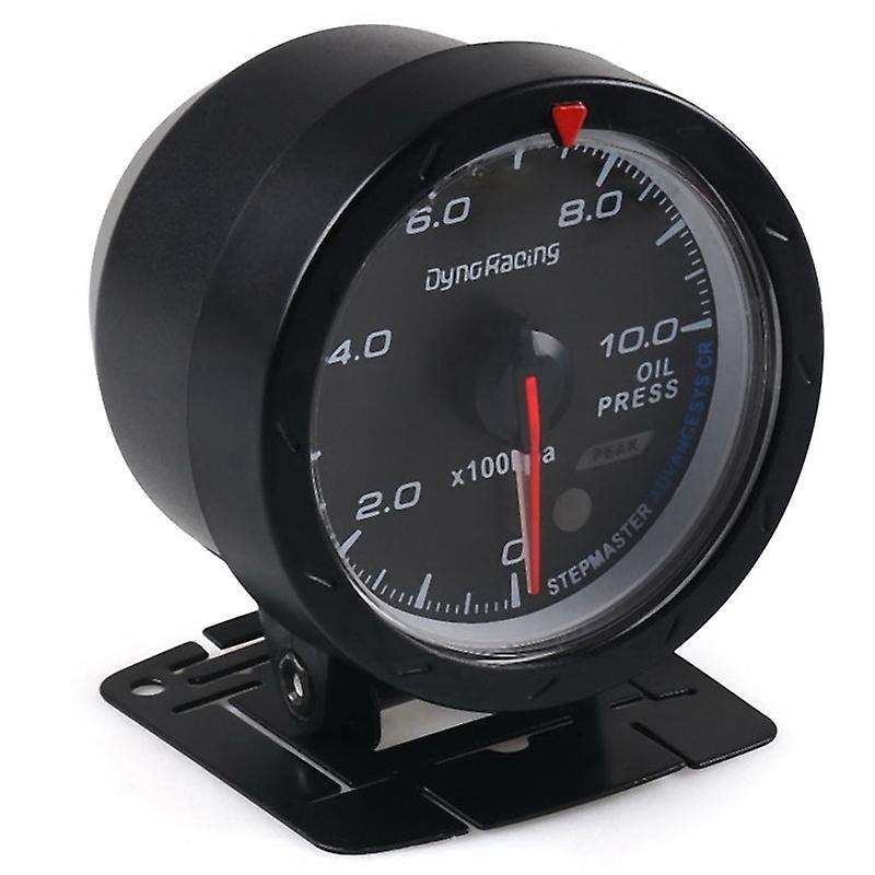 Car 12V Universal Car Modified Racing Colours Meter Accessory High Sensitivity Car Instrument(Oil Pr