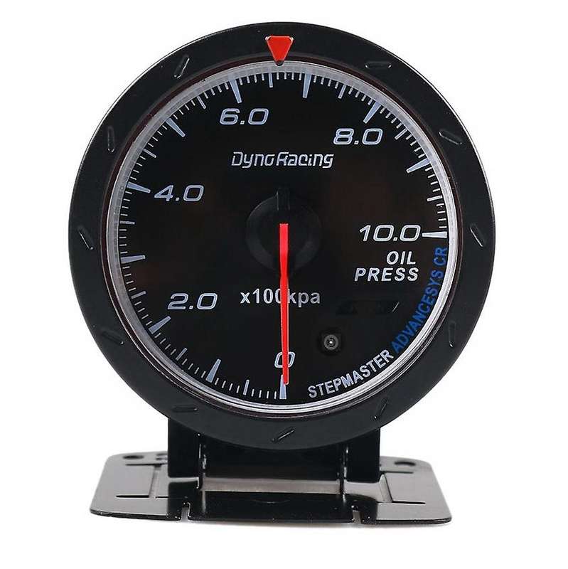 Car 12V Universal Car Modified Racing Colours Meter Accessory High Sensitivity Car Instrument(Oil Pr