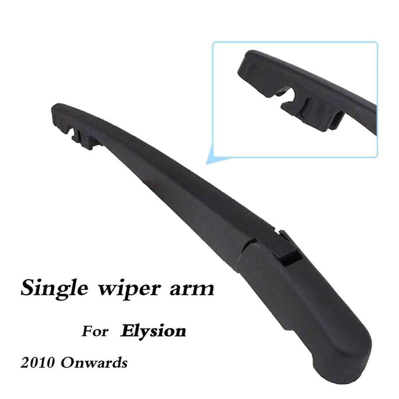Car 14In Rear Wiper Blade Arm Set Kit for Elysion 2010-2014 Windshield Windscreen Rear Window