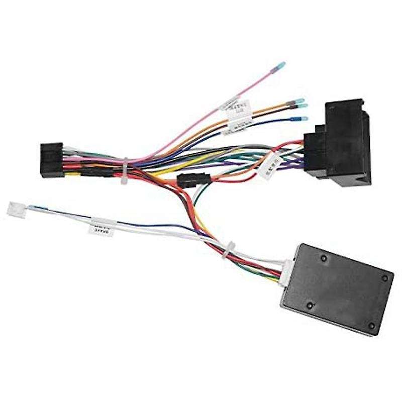 Car 16PIN Audio Power Cord Radio Wiring Harness with Canbus Box for Opel 2010-2016