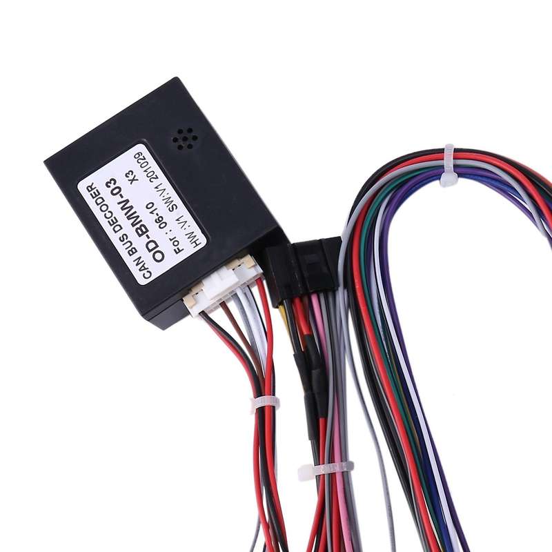 Car 16Pin Power Wiring Harness Cable Adapter with Canbus for X3/E83(06-10) Install Android Stereo Pl