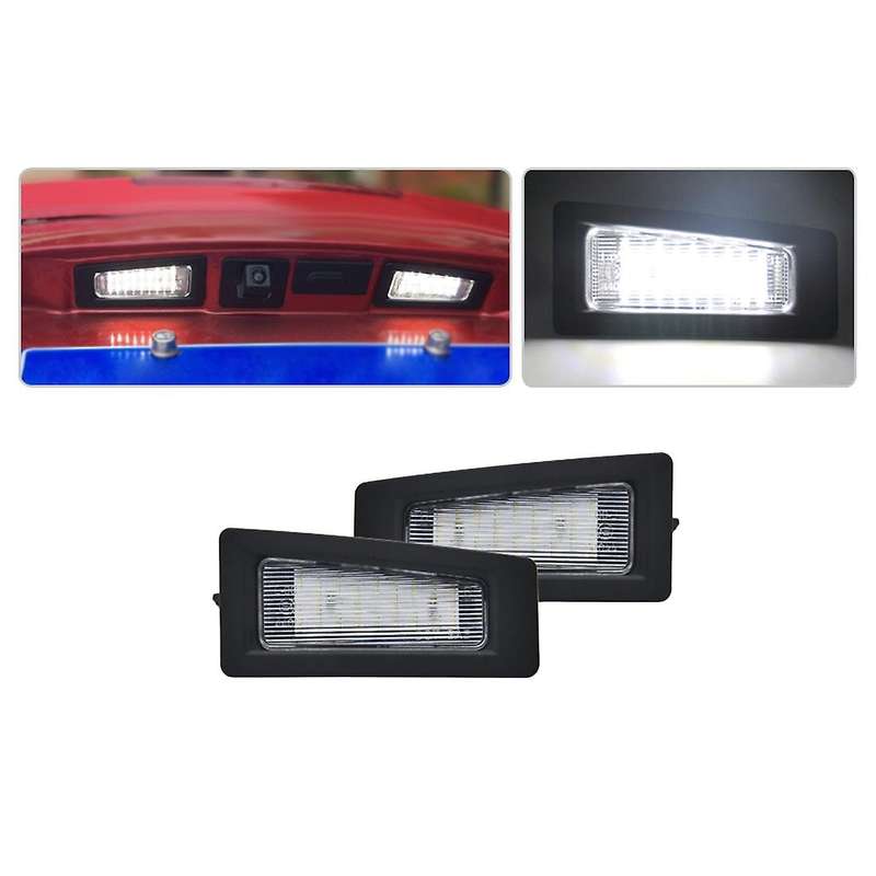 Car 18-SMD 6000K LED License Plate Light for 3 -3 Axelav