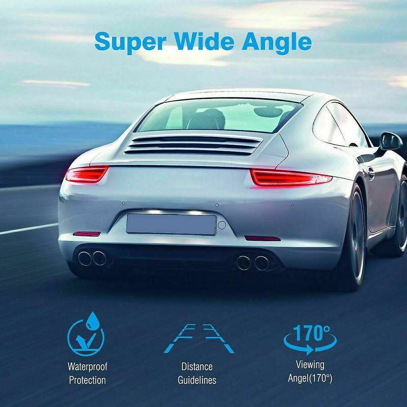 Car 170  IR LED Rear View Camera Wireless License Plate Parking Aid EU