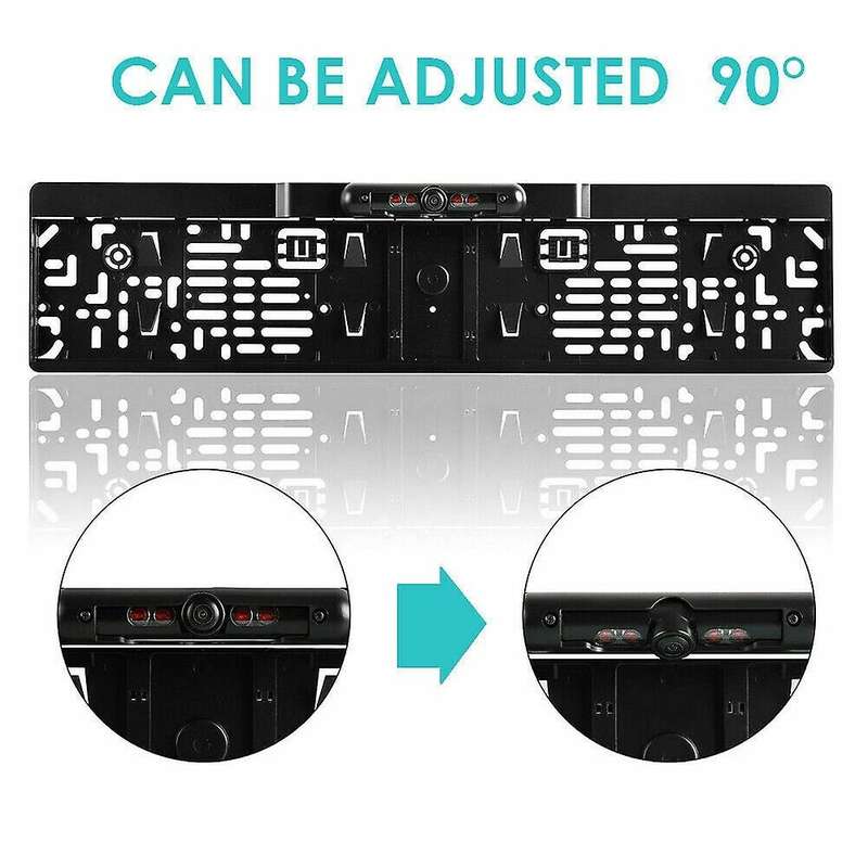 Car 170  IR LED Rear View Camera Wireless License Plate Parking Aid EU