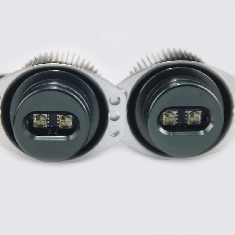 Car 24W LED Marking Angel Eyes RGB Color Changing LED Headlights for - E90 E91 325I 330I Pre- 2006-2