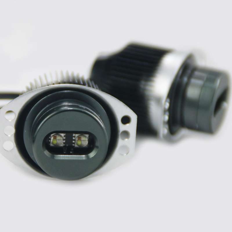 Car 24W LED Marking Angel Eyes RGB Color Changing LED Headlights for - E90 E91 325I 330I Pre- 2006-2