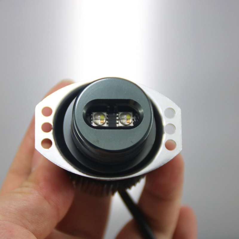 Car 24W LED Marking Angel Eyes RGB Color Changing LED Headlights for - E90 E91 325I 330I Pre- 2006-2