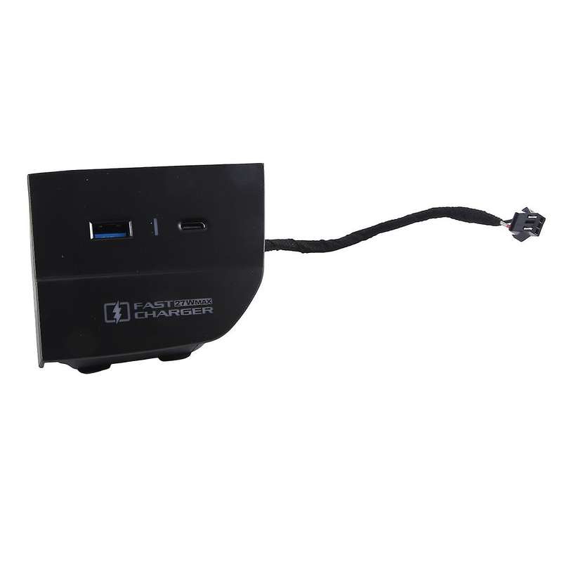 Car 27W USB Type C Fast Phone Charger Tray Pad Storage Box for 2 3 4 Series 2021-2023