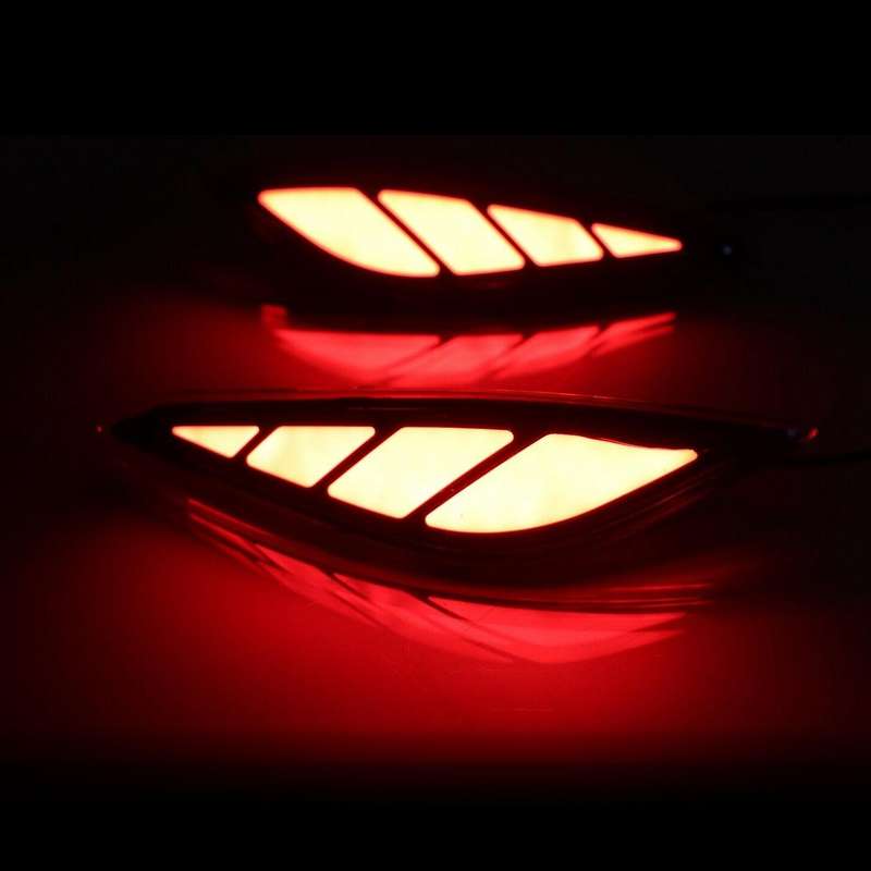 Car 2X LED Rear Bumper Tail Brake Light Lamp for Rush 2018-2019