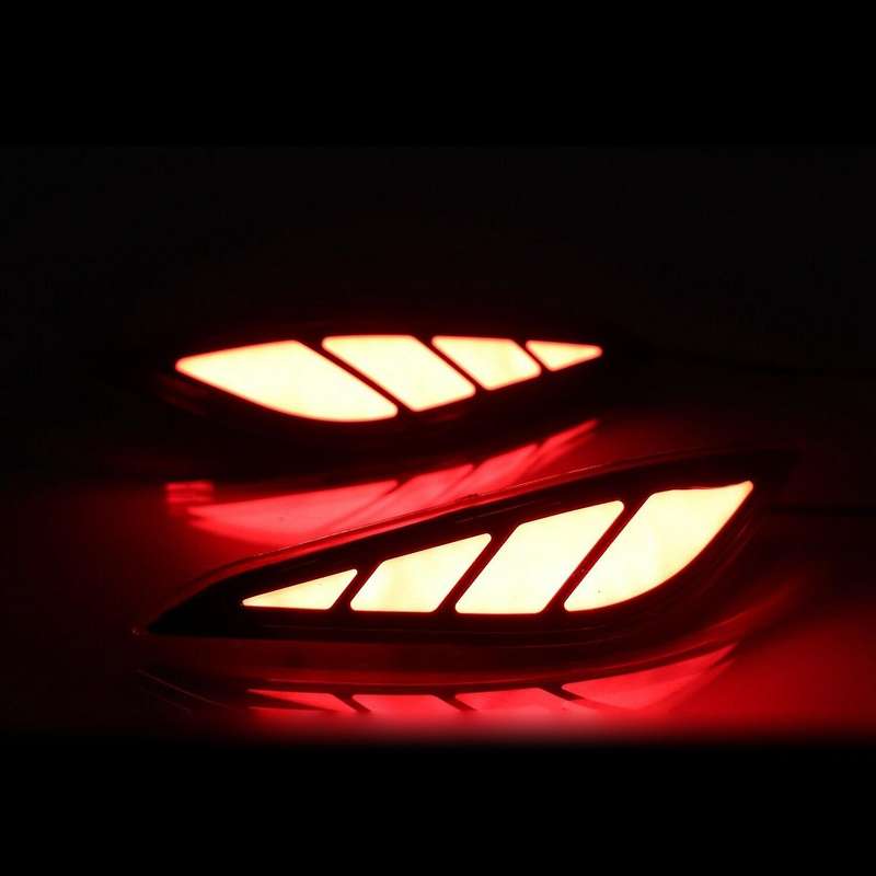 Car 2X LED Rear Bumper Tail Brake Light Lamp for Rush 2018-2019