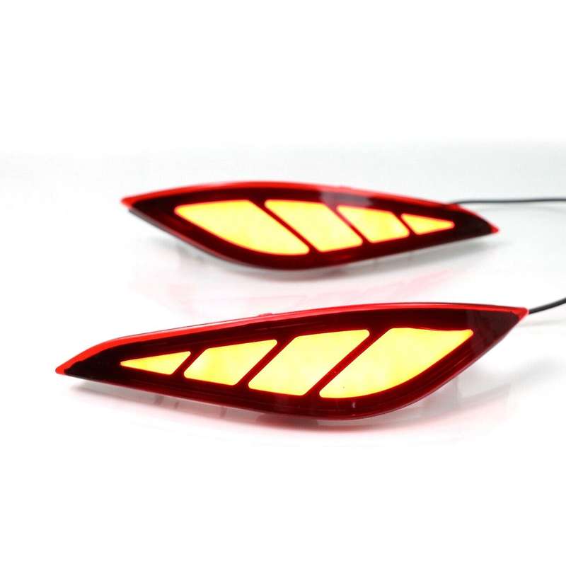 Car 2X LED Rear Bumper Tail Brake Light Lamp for Rush 2018-2019