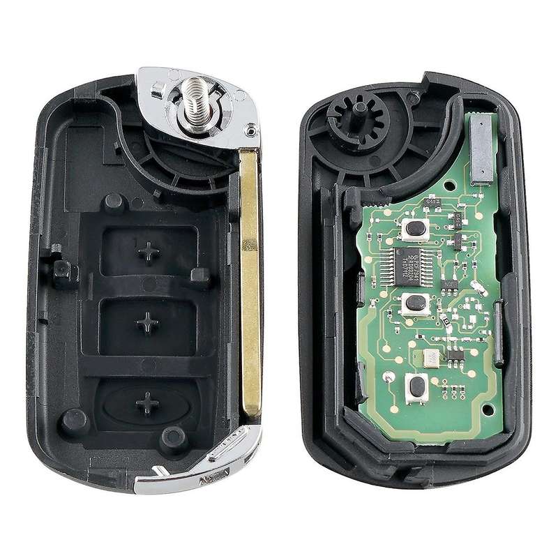 Car 3 Buttons Car Remote Key Fob 434 Mhz PCF7941 for Range Sport Black