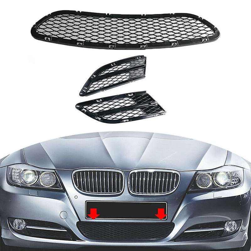 Car 3 Front Lower Bumper Grille Grill for  3 Series E90 E91 325I 328I 335I