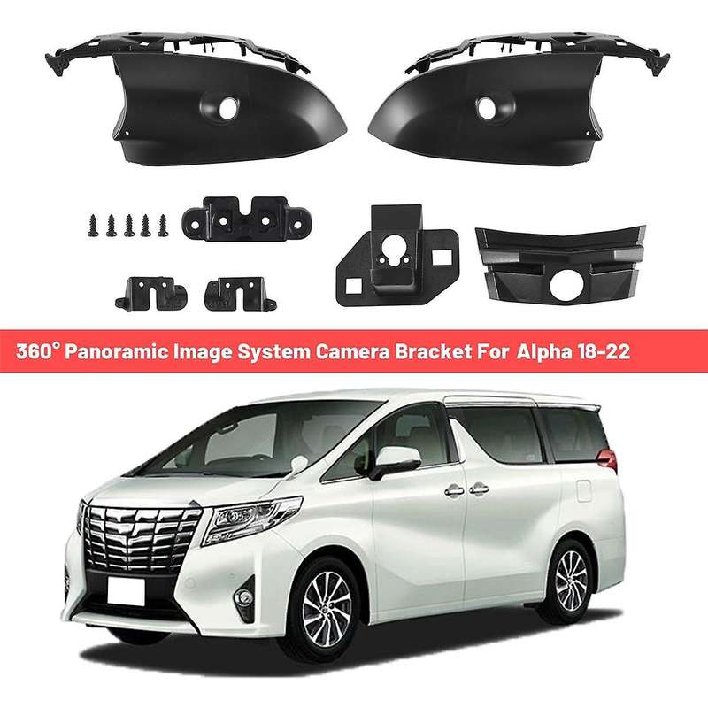Car 360 Panoramic Image System Camera Bracket Mold Front and Rear Left and Right for Alpha 18-22