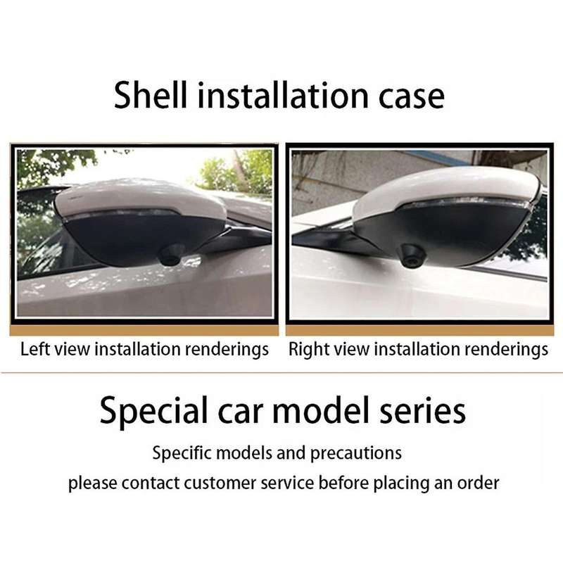 Car 360 Panoramic Image System Camera Bracket Mold Front and Rear Left and Right for 8th 2018-2020