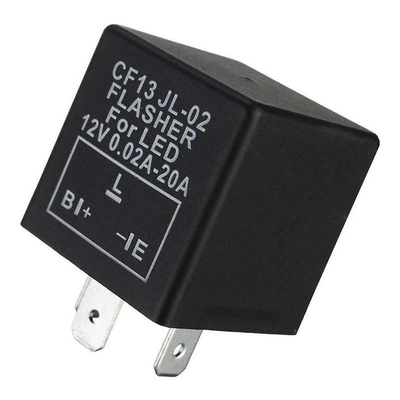 Car 3-pin Electronic LED 12V Flasher Relay Compatible Turn Signal Blinker