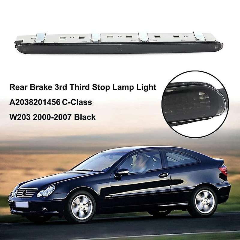 Car 3RD Rear Third Brake Light Lamp Tail Light for C-Class W203 Sedan & 2001-2007 A2038201456