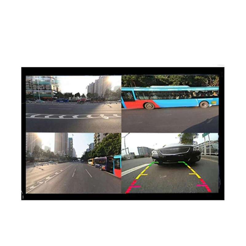 Car 4-channel Driving Recorder Switcher Control Car Cameras Ir Control Switch Combiner Box for 360 P