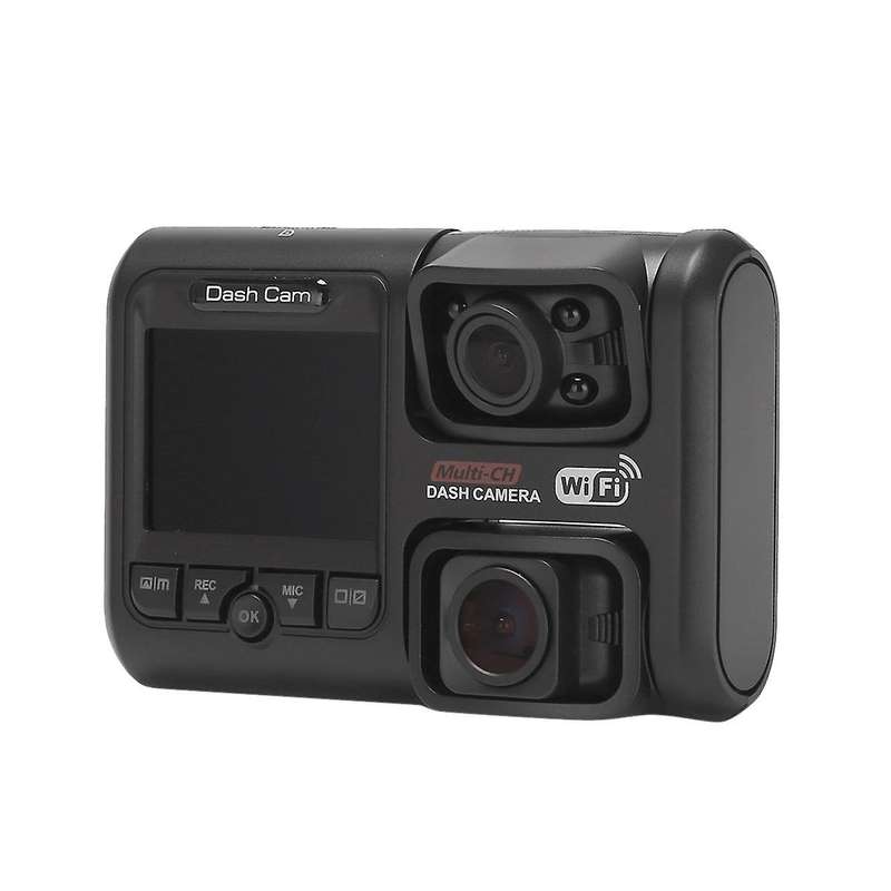 Car 4k 2160p Wifi- Dual Lens Dvr Night Vision Dash Camera Video Recorder D30h 24 Hour Parking Monit
