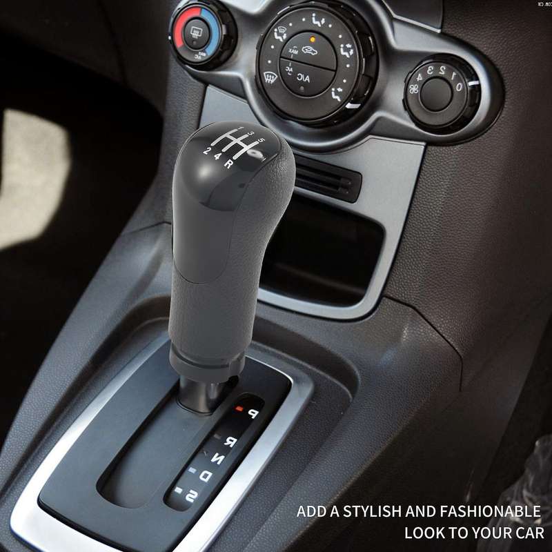 Car 5-Speed Gear Shift Knob Shifter Lever Handball for Fiesta Transit Connect 2S6R7217AC 1151765 Bl