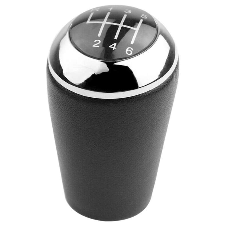 Car 6 Speed Gear Shift Knob Cover for CW 6 5 3 Series -7 MX-5 2003-2017 PU Leather Shifter Head