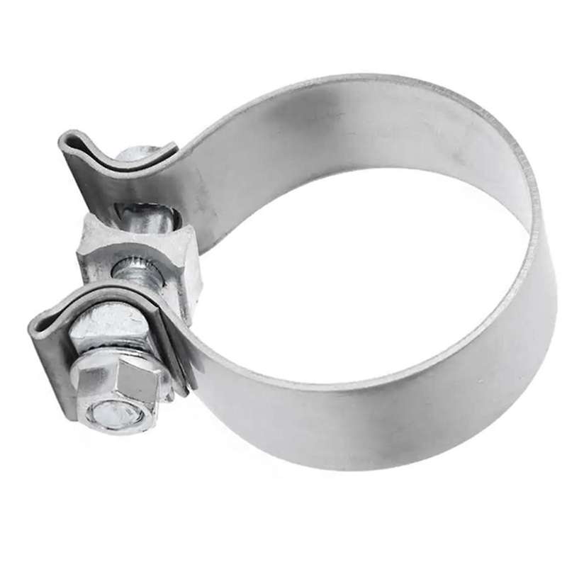 Car 66.5mm Stainless Steel Exhaust Pipe Connector Clamp for E81 E87 E88 E82 E90 E91 E60 18308506992