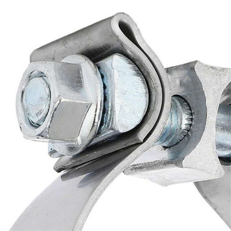 Car 66.5mm Stainless Steel Exhaust Pipe Connector Clamp for E81 E87 E88 E82 E90 E91 E60 18308506992